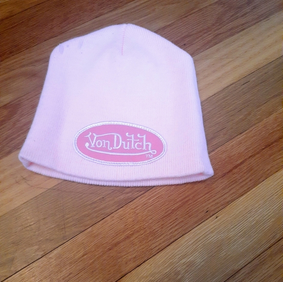Von Dutch Accessories - Von Dutch Y2K  Beanie Pink OS